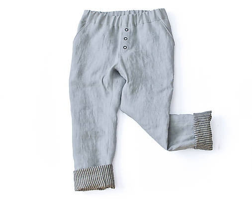 Obojstranné nohavice MAX sivé (5-6 rokov)