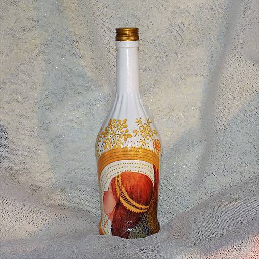 Vianočná fľaša Anjelská svätožiara