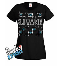 Topy, tričká, tielka - I love SLOVAKIA lady - 8942688_