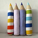 Úžitkový textil - Ceruzky skladom na poslednú chvíľu (pásikavá fialovo-biela, 50 cm - Fialová) - 8943054_