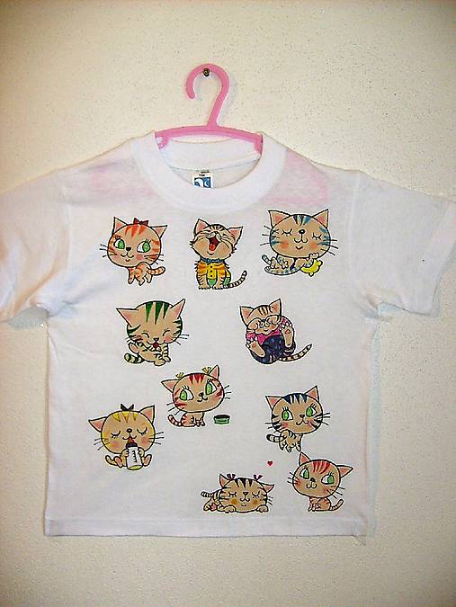  - Detské tričko Mačky , rezervované - 8946378_