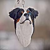 Kľúčenky - Bernský salašnícky pes - kľúčenka podľa fotografie psa - 8946076_
