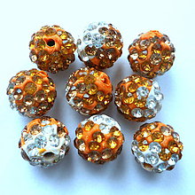Korálky - Disco guľka Crystal 10mm-1ks (tm.zlatá) - 8953121_
