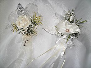 Svadobné pierka - Pierka pre ženícha a starejšího - 8957273_