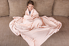 Detský textil - Minky deka-prehoz,11 odtieňov 140cm x 200cm - 8958919_