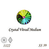 Korálky - SWAROVSKI® ELEMENTS 1122 Rivoli - Crystal Vitrail Medium, SS 39(8mm), bal.1ks - 8958902_