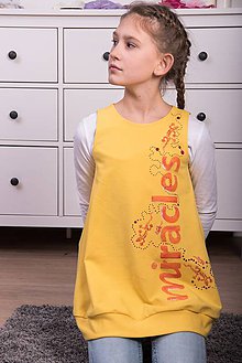 Detské oblečenie - Žltá tunika miracles - 8959833_