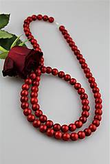 Náhrdelníky - koral červený náhrdelník dlhý - AKCIOVÁ cena - 8964126_
