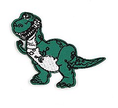 Galantéria - Nažehľovačka Dinosaurus zelený (NZ21) - 8964468_
