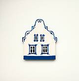 Maľovaný domček-modrý
