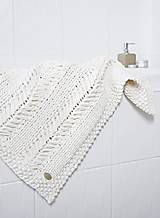 Úžitkový textil - Pletený koberček Natur II - 8971609_