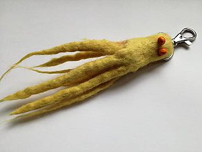 Kľúčenky - Žltá chobotnica - 8976165_