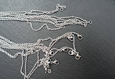 Komponenty - Retiazka na náhrdelník 1 - stainless steel - - 8977558_