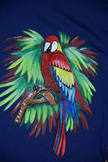 Detské oblečenie - Farebný papagáj - 8982698_