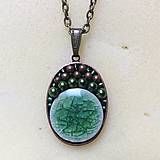 Sady šperkov - sada šperkov: zelená mozaika - 8984702_