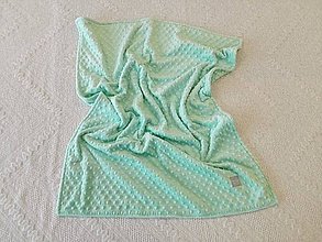 Detský textil - Obojstranné minky deky   (Opal) - 8987111_