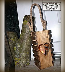 Dekorácie - Lampášik "Orech-heart"-farba na želanie :) - 8985989_