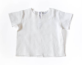 Detské oblečenie - Košieľka OLIVER biela - 8990594_