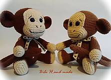 Hračky - Opičky Čoko a Moko :) - 8990075_