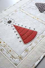 Úžitkový textil - Vanočná štóla - aplikácie - 8995016_