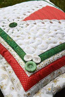 Úžitkový textil - Vianočný stromček - vankúš - 8994981_