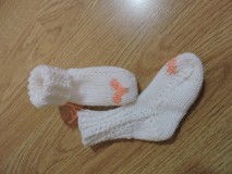 biele ponožky baby