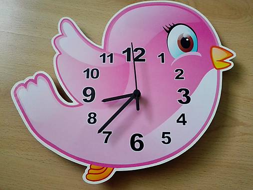 Hodiny - detské nástenné hodiny vektorová grafika - 8999504_