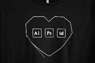 Topy, tričká, tielka - Tričko s potlačou Adobe Love - 9000840_