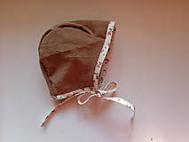 Detské čiapky - čiapka čepčeková dvojvrstvová " Menčester + Merino " - 9003452_