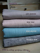 Textil - 100% len metráž, 240g/m2...odstín BLUE LAGOON - 9005830_