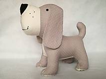 Hračky - Pes sivo - ružový - 9003525_