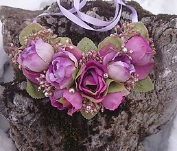 Náhrdelníky - Kvetinový náhrdelník - 9013481_