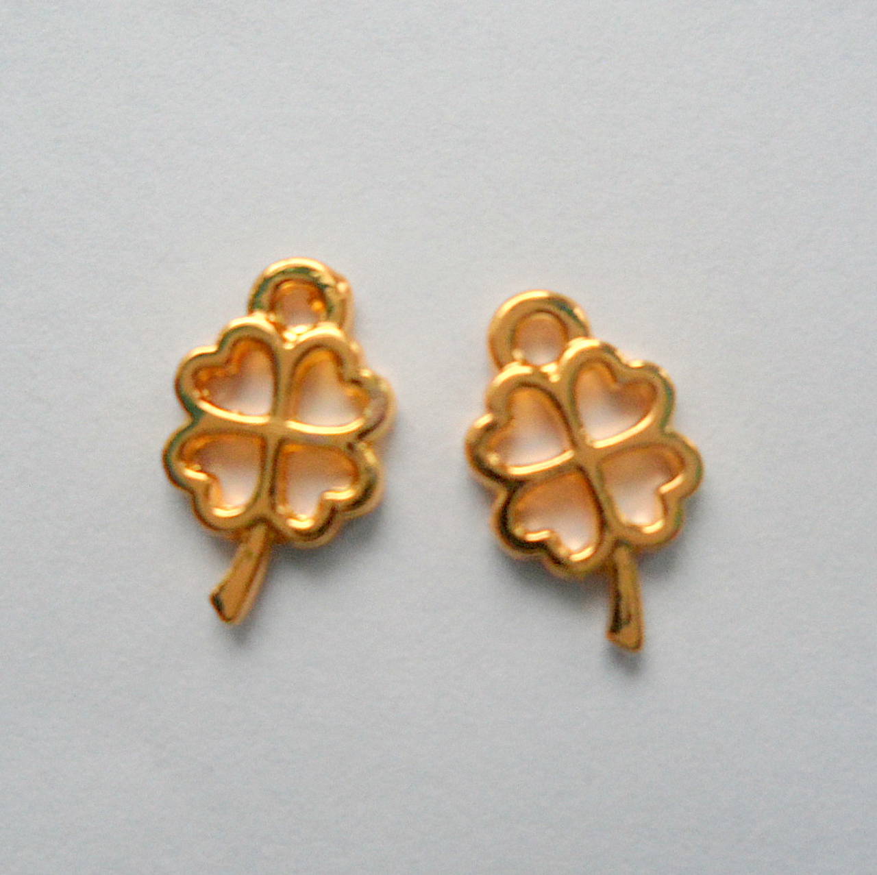 Štvorlístok 10,5x6mm-1ks (zlatý)