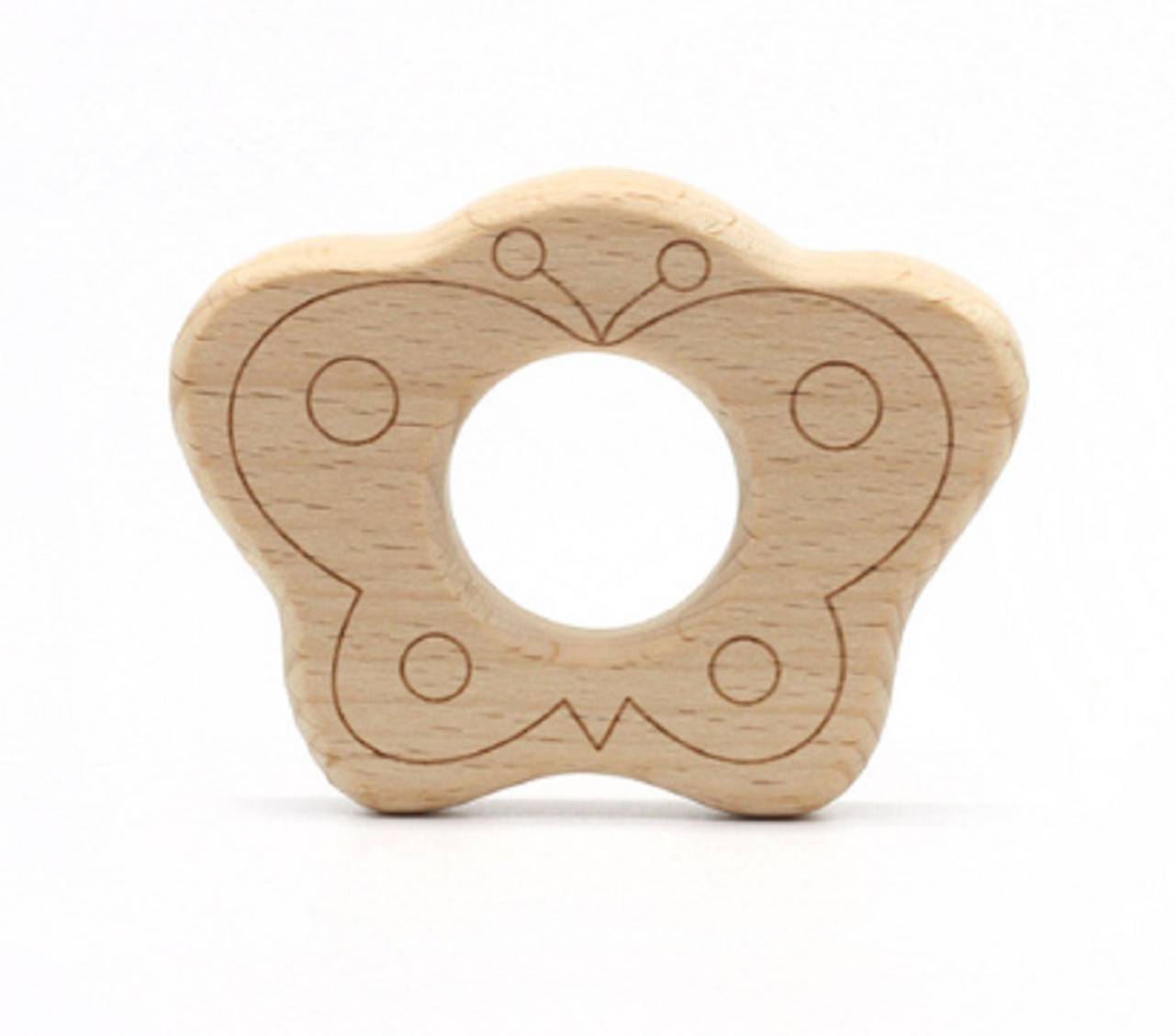 DZ101 Drevený motýľ 6,5 x 5 cm