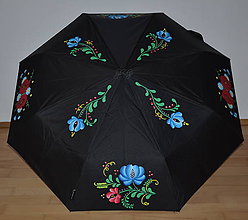 Iné doplnky - Ručne maľovaný dáždnik - folk - 9012499_