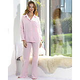Nočná bielizeň - Pamela – flanelové pyžamo, ružová - 9019910_