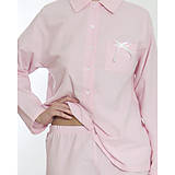 Nočná bielizeň - Pamela – flanelové pyžamo, ružová - 9019913_
