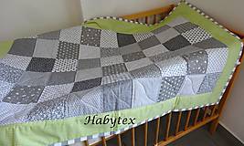 Detský textil - Patchwork deka pre detičky - 9015275_