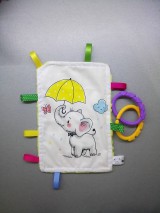 Hračky - Mojkáčik sloník s dáždnikom  (Modrá) - 9024050_