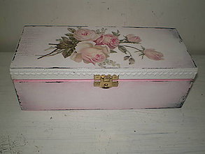 Dekorácie - Romantická krabička - 9023218_