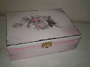 Dekorácie - Romantická krabička - 9026666_
