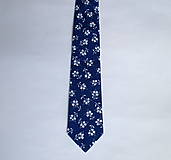 Pánske doplnky - kravata folk "modrotlač" rôzne varianty - 9027764_