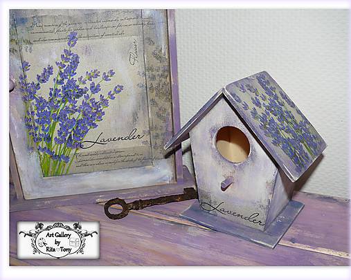 Dekorácie - Dekoračny domček "Lavender" :) - 9028227_