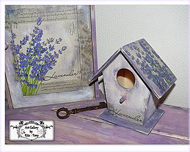 Dekorácie - Dekoračny domček "Lavender" :) - 9028227_
