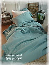 Úžitkový textil - NOVÉ ...lněné povlečení BLUE LAGOON - 9035038_