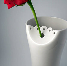 Dekorácie - Váza krajka - 9034884_