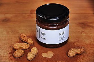 Včelie produkty - Med s kakaom a doma praženými arašidmi - 9032713_