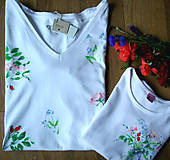 Topy, tričká, tielka - Krásne tričko pre mamu a dcéru - setík - 9041870_