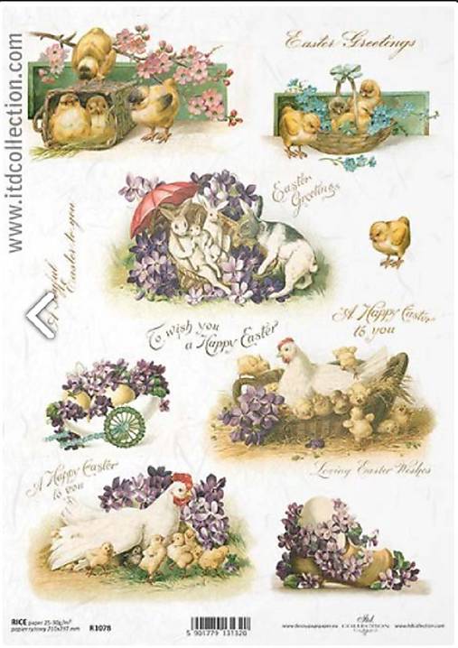 Papier - Ryžový papier ITD 1078 - 9043678_