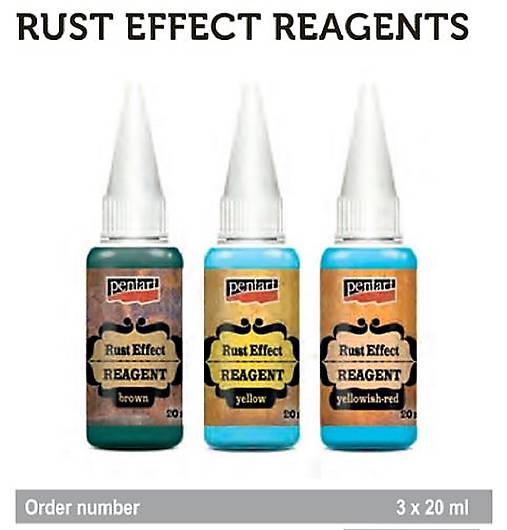 Farby-laky - Rust effect reagents - hrdza-effektné reagenty - 9047252_